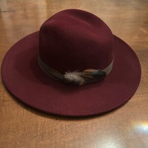 Goorin Broyjers Maroon Felt Hat